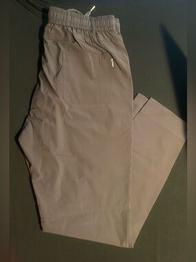 Multipants Women’s Straight-Leg Pants with Elastic Waistband - Taupe Gray